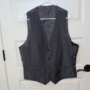 Wilke-Rodriguez Gray Button-Up Vest, 44R